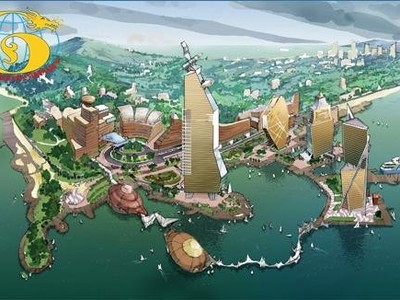 Một góc phối cảnh Dự án Vungtau Wonderful World Theme Park 